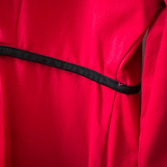 Nine West Red jacket coat with Black Trim - Picture 9 of 11
